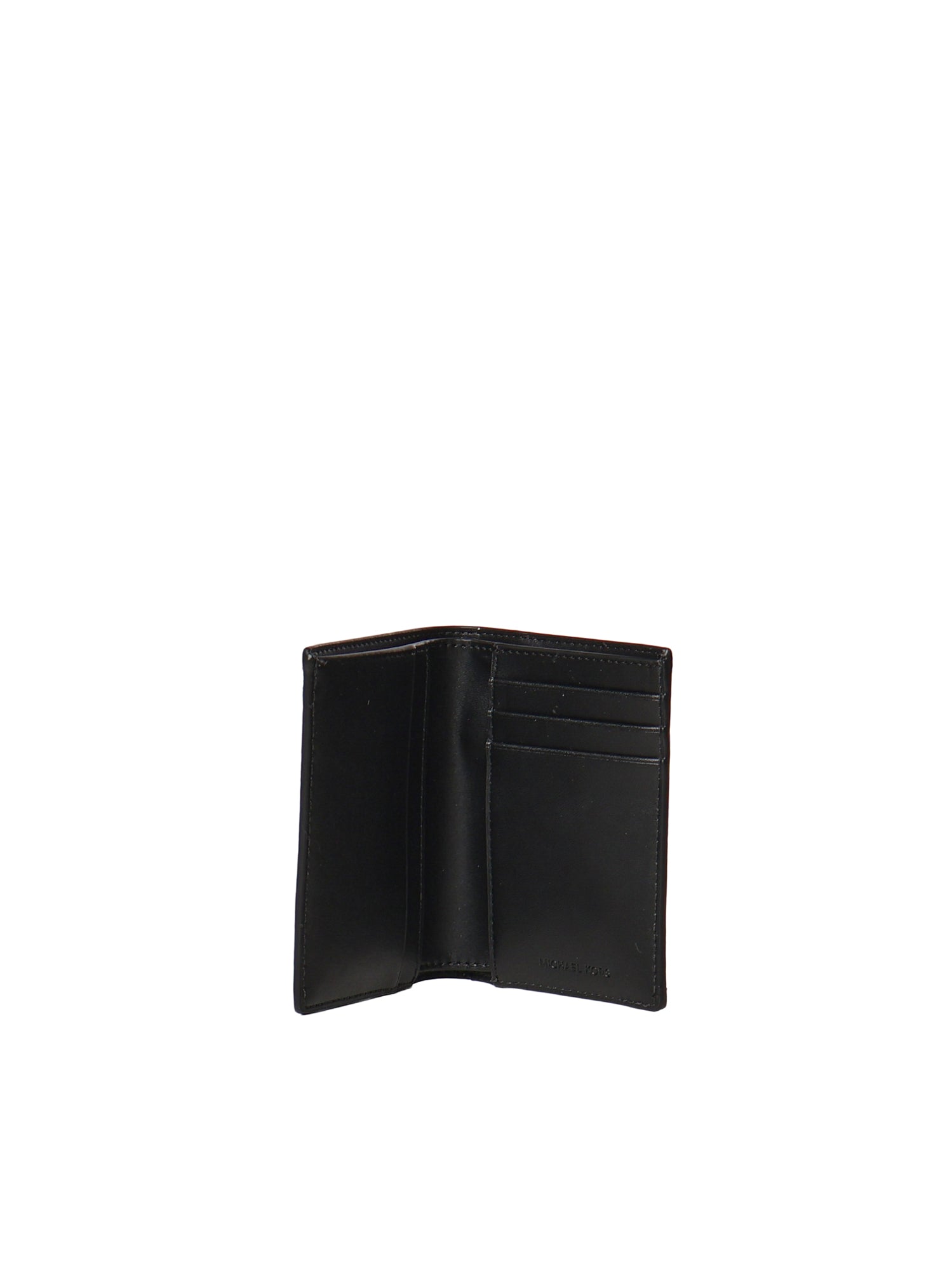 Porta carte Hudson Vertical Billfold con logo 39F6LHDF0B 001 MICHAEL MICHAEL KORS 