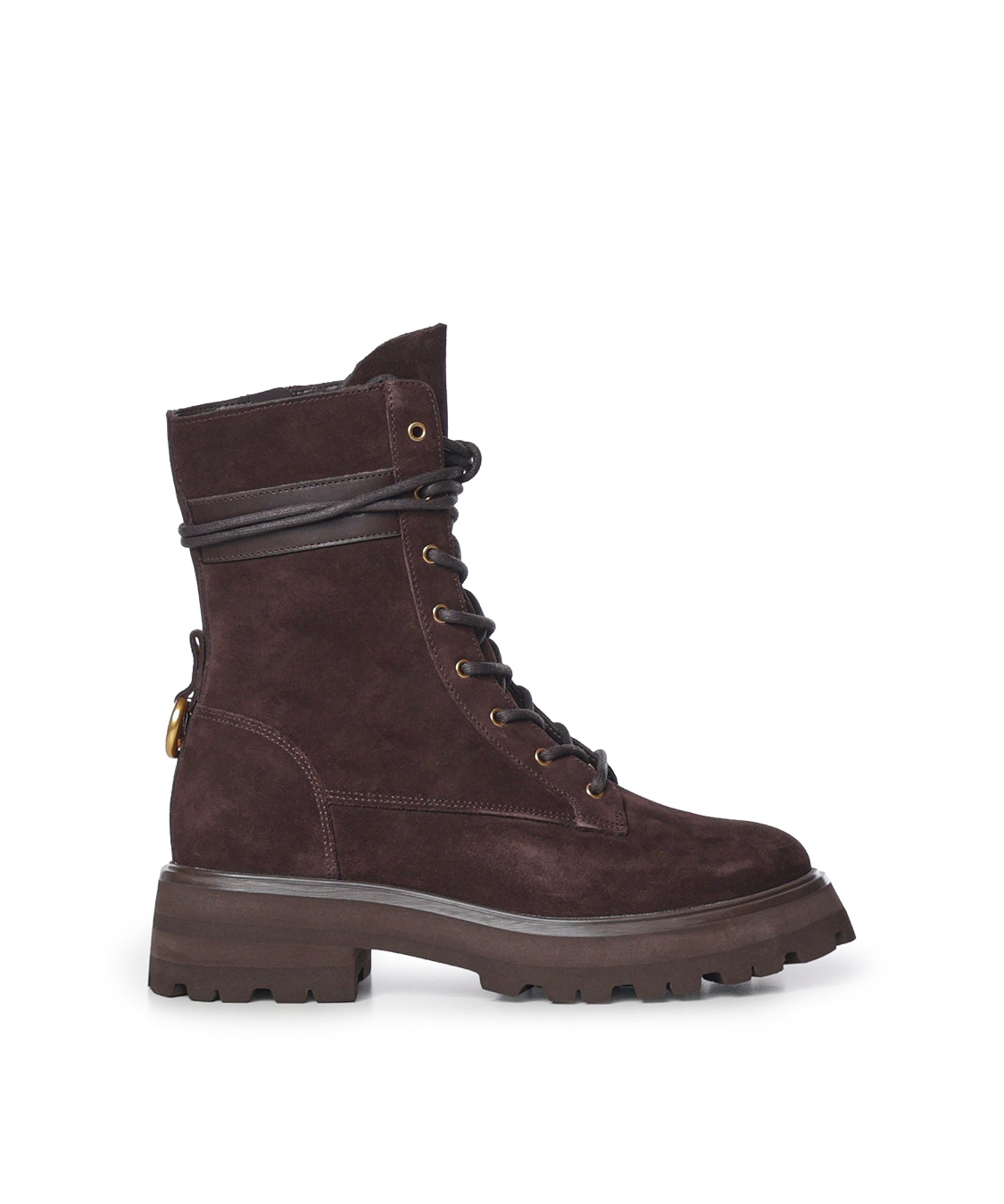 Stivale combat Caleb in suede 40F6CBFE5S 251 MICHAEL MICHAEL KORS 