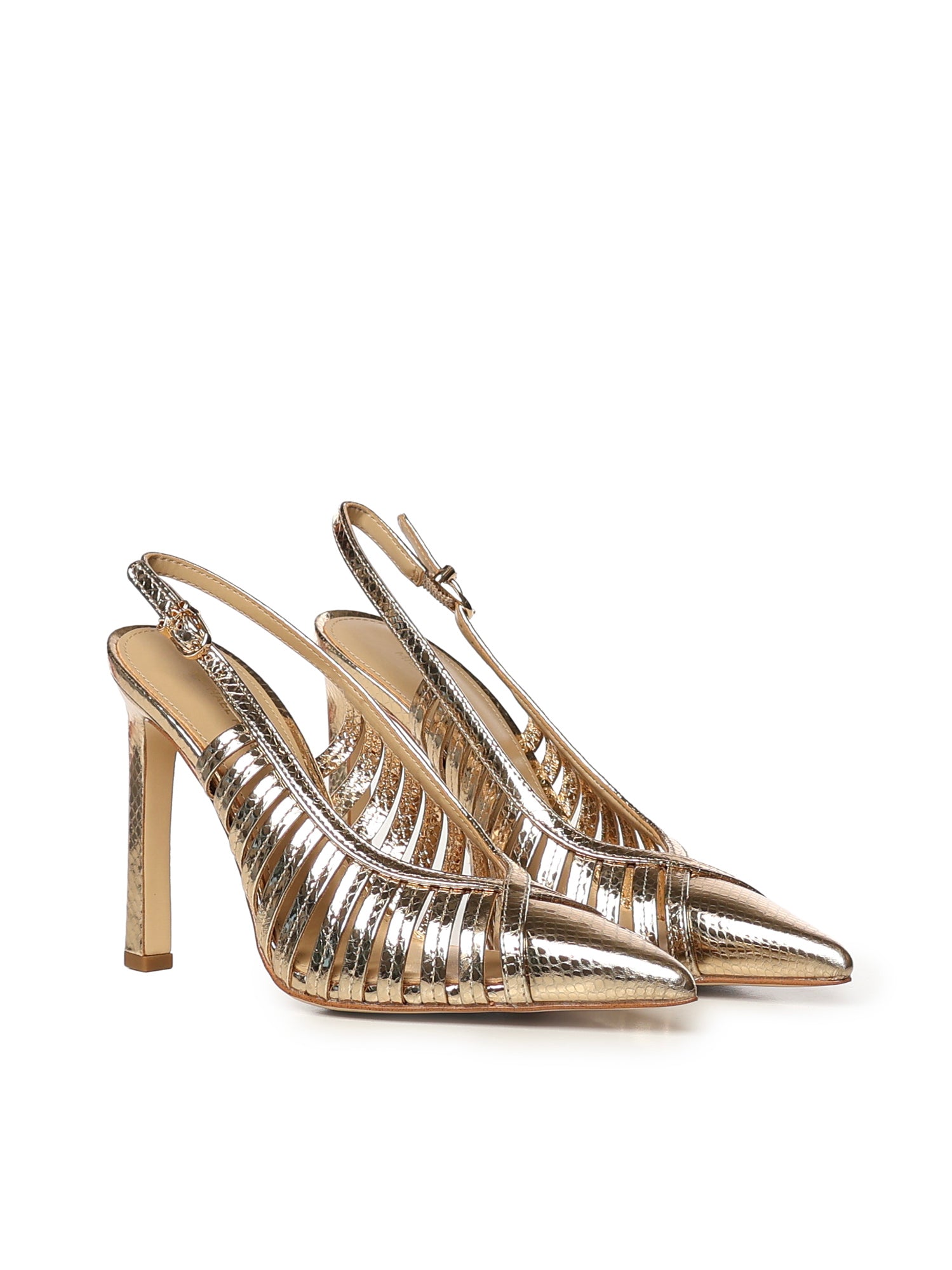 Pumps Adriana in pelle metallizzata 40T6ADHP1M 740 MICHAEL MICHAEL KORS 