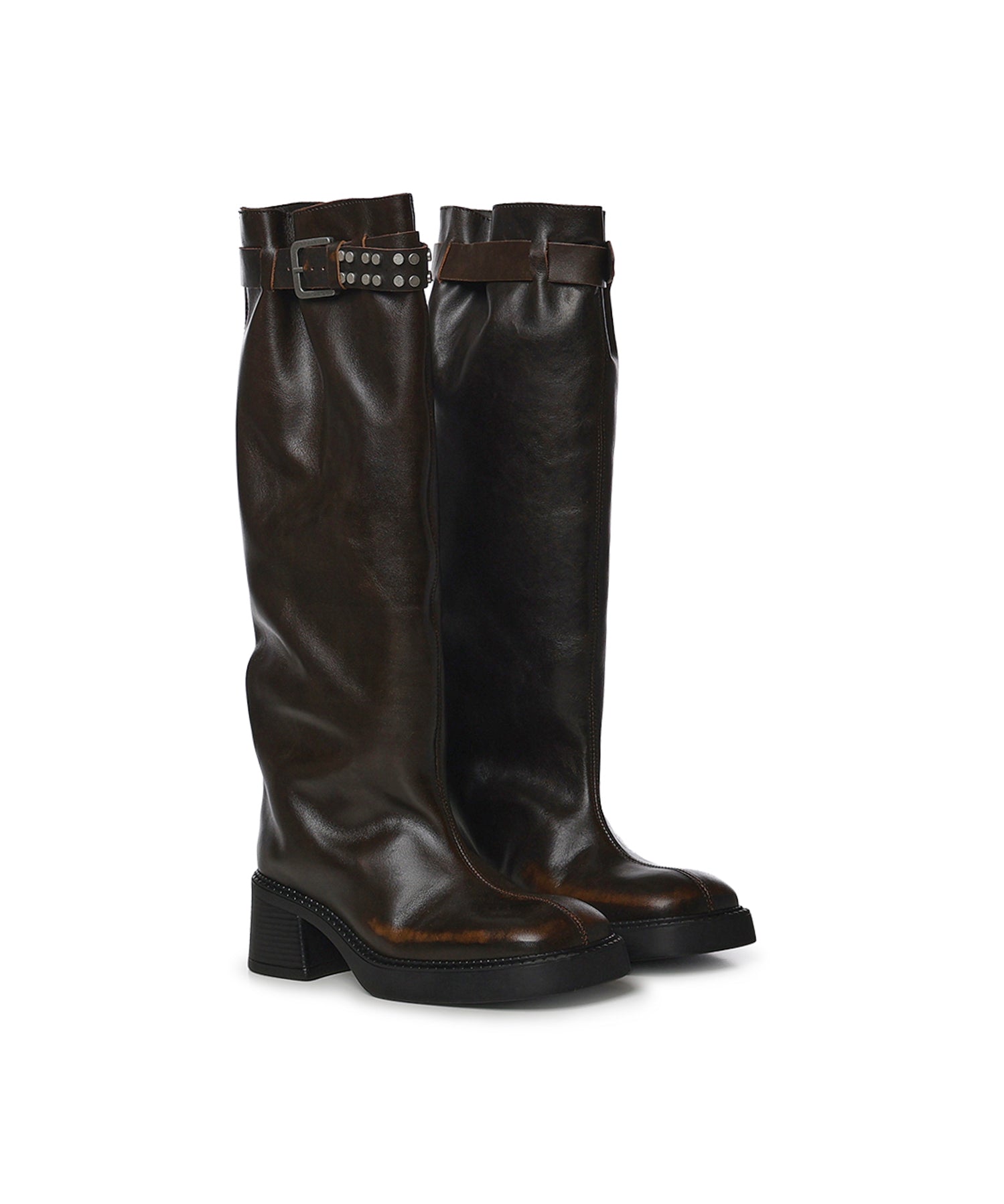 Stivali Kristel in pelle E83995  MIISTA 