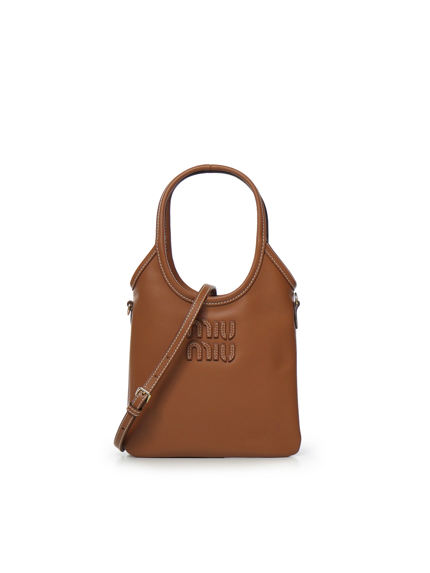 Borsa a mano Ivy in pelle 5BA281 2CRWF0046 MIU MIU 