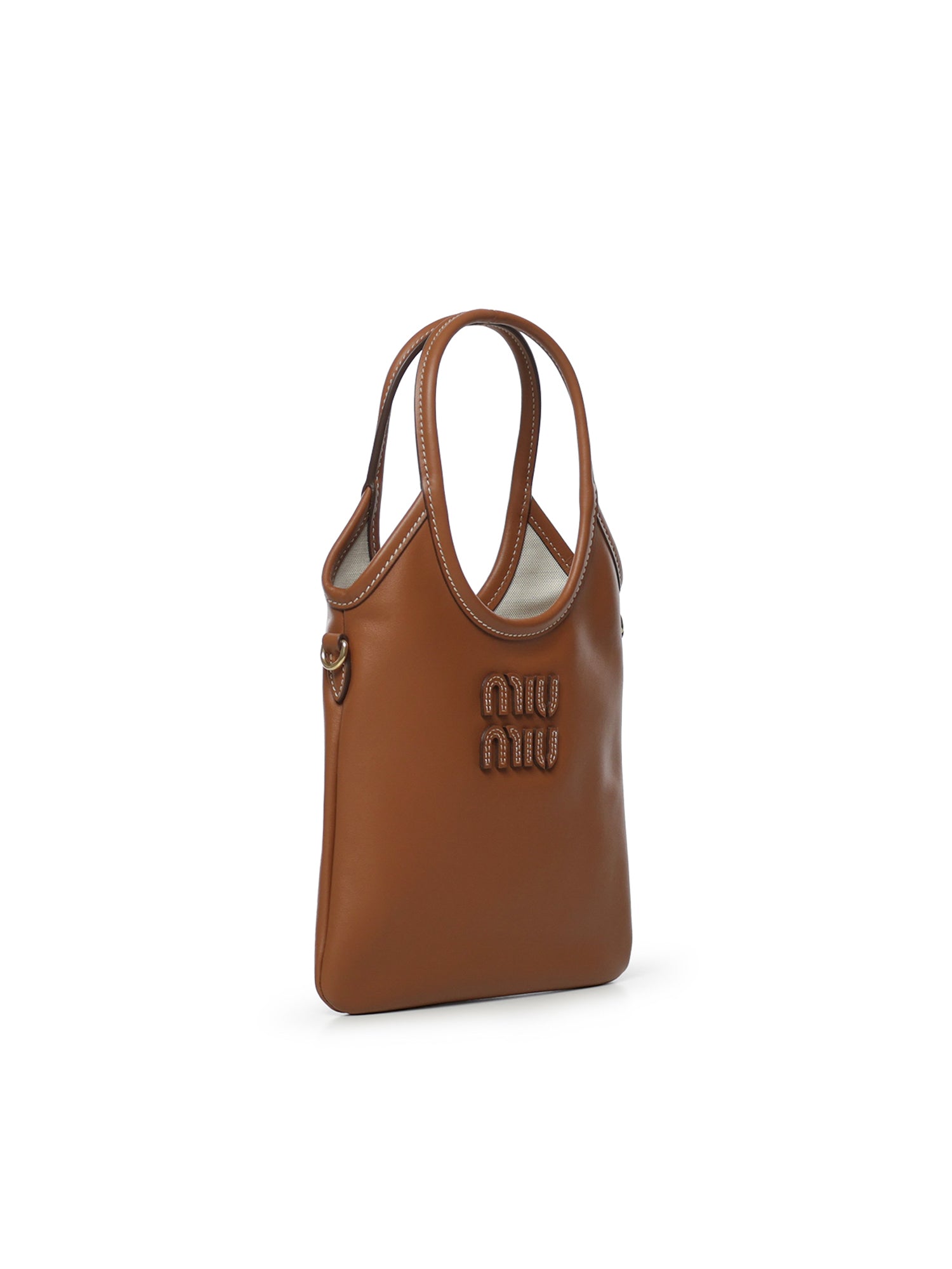 Borsa a mano Ivy in pelle 5BA281 2CRWF0046 MIU MIU 