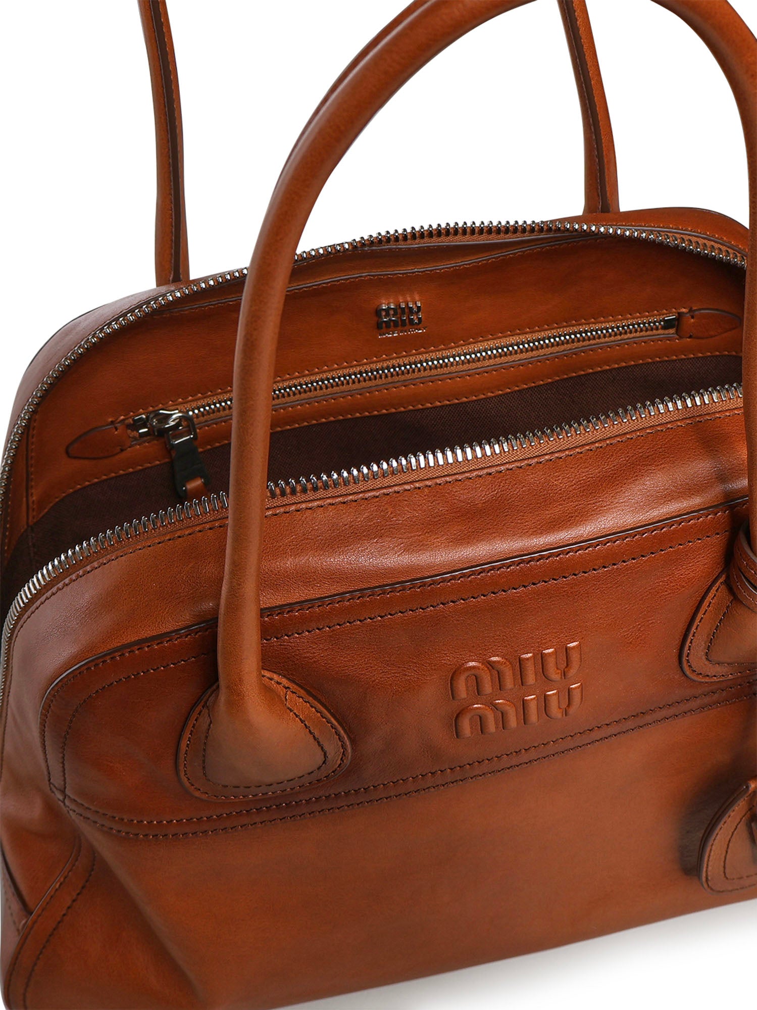 Borsa Vivant in pelle 5BB196 2IERF0046 MIU MIU 