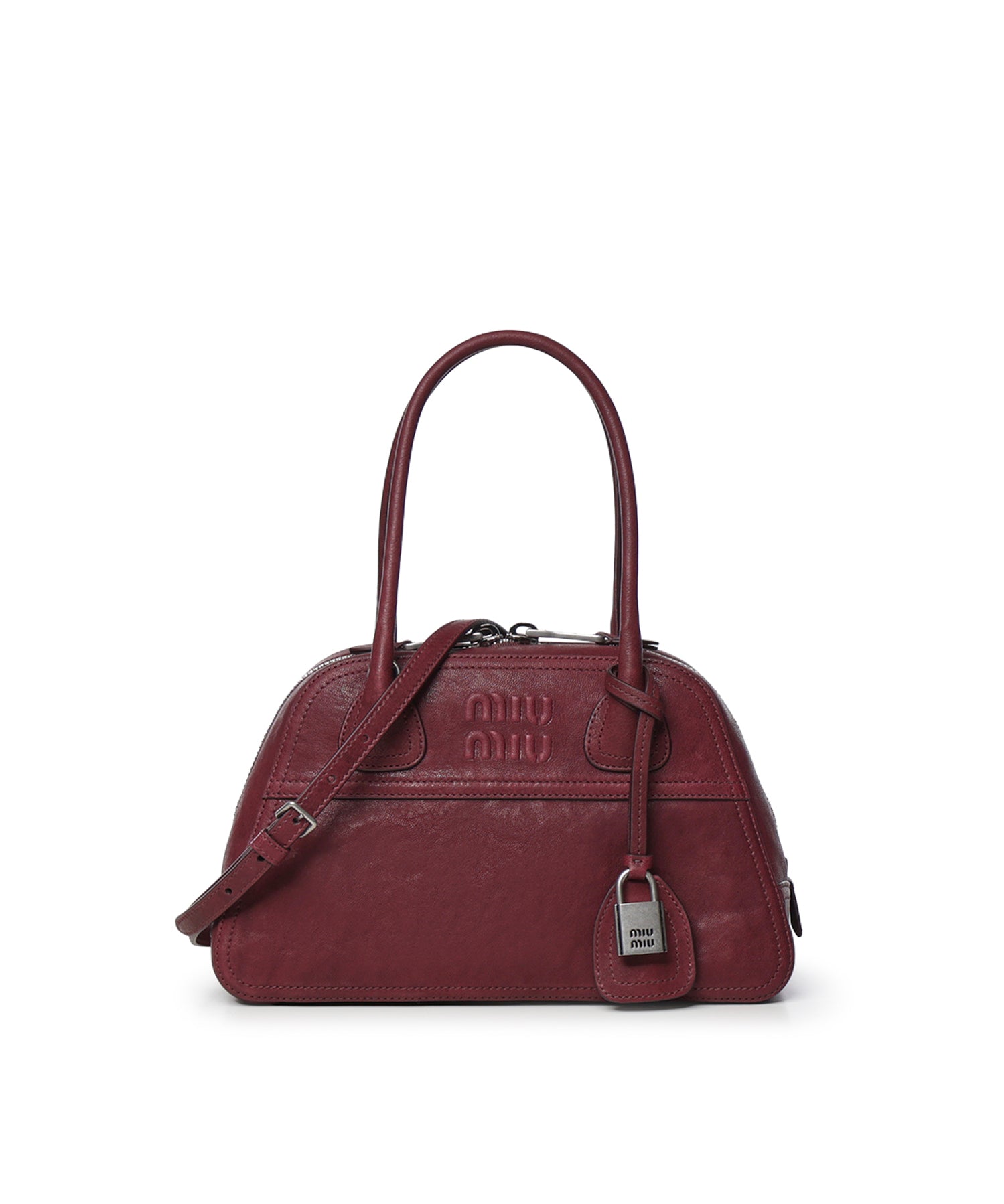 Borsa Vivant in nappa 5BB200 2BBLF0399 MIU MIU 