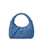 Borsa hobo Wander in nappa matelassé 5BC125 AN88F0V98 MIU MIU 