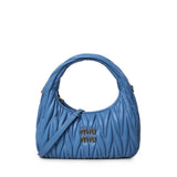 Borsa hobo Wander in nappa matelassé 5BC125 AN88F0V98 MIU MIU 