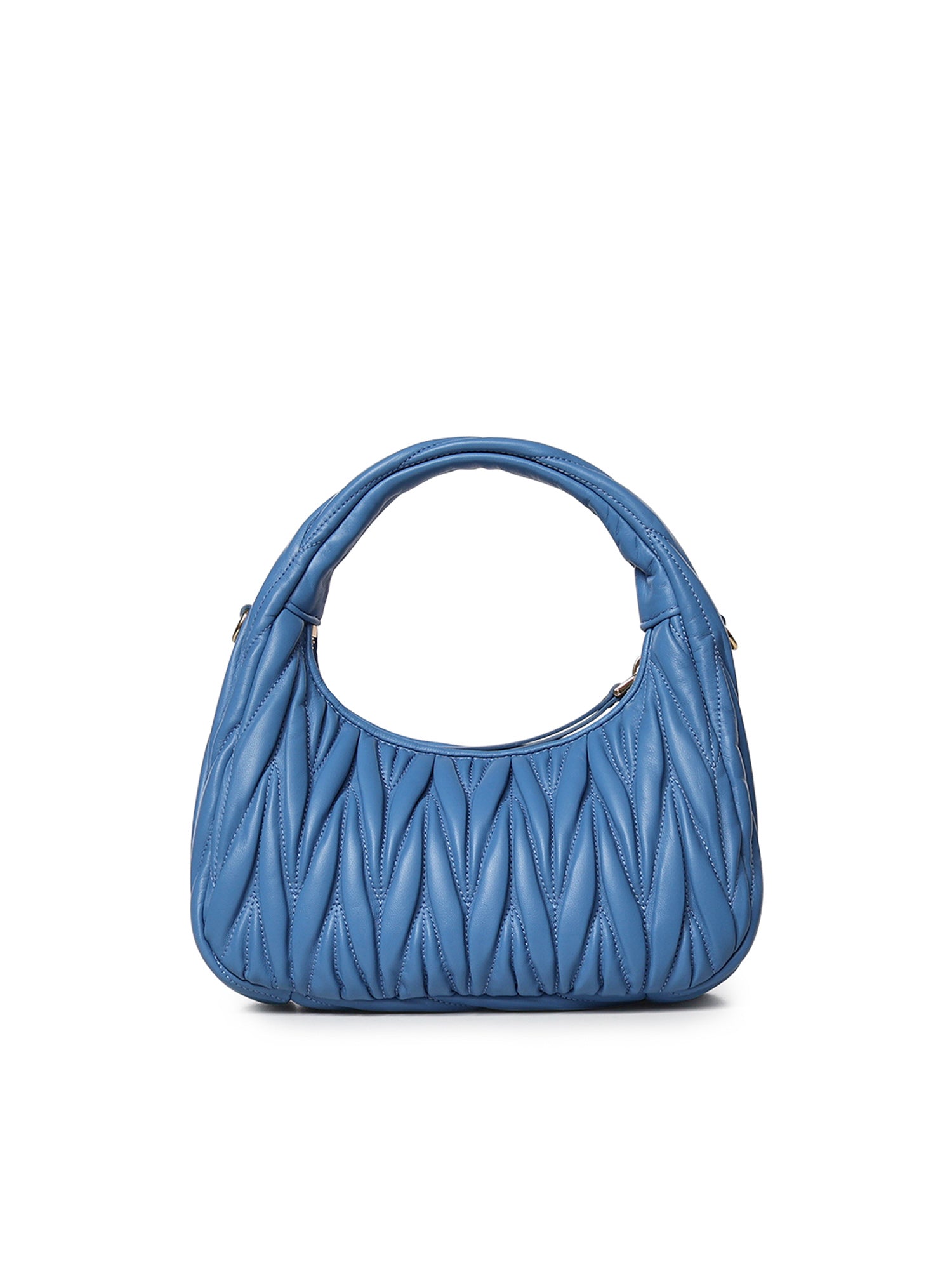 Borsa hobo Wander in nappa matelassé 5BC125 AN88F0V98 MIU MIU 