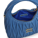 Borsa hobo Wander in nappa matelassé 5BC125 AN88F0V98 MIU MIU 
