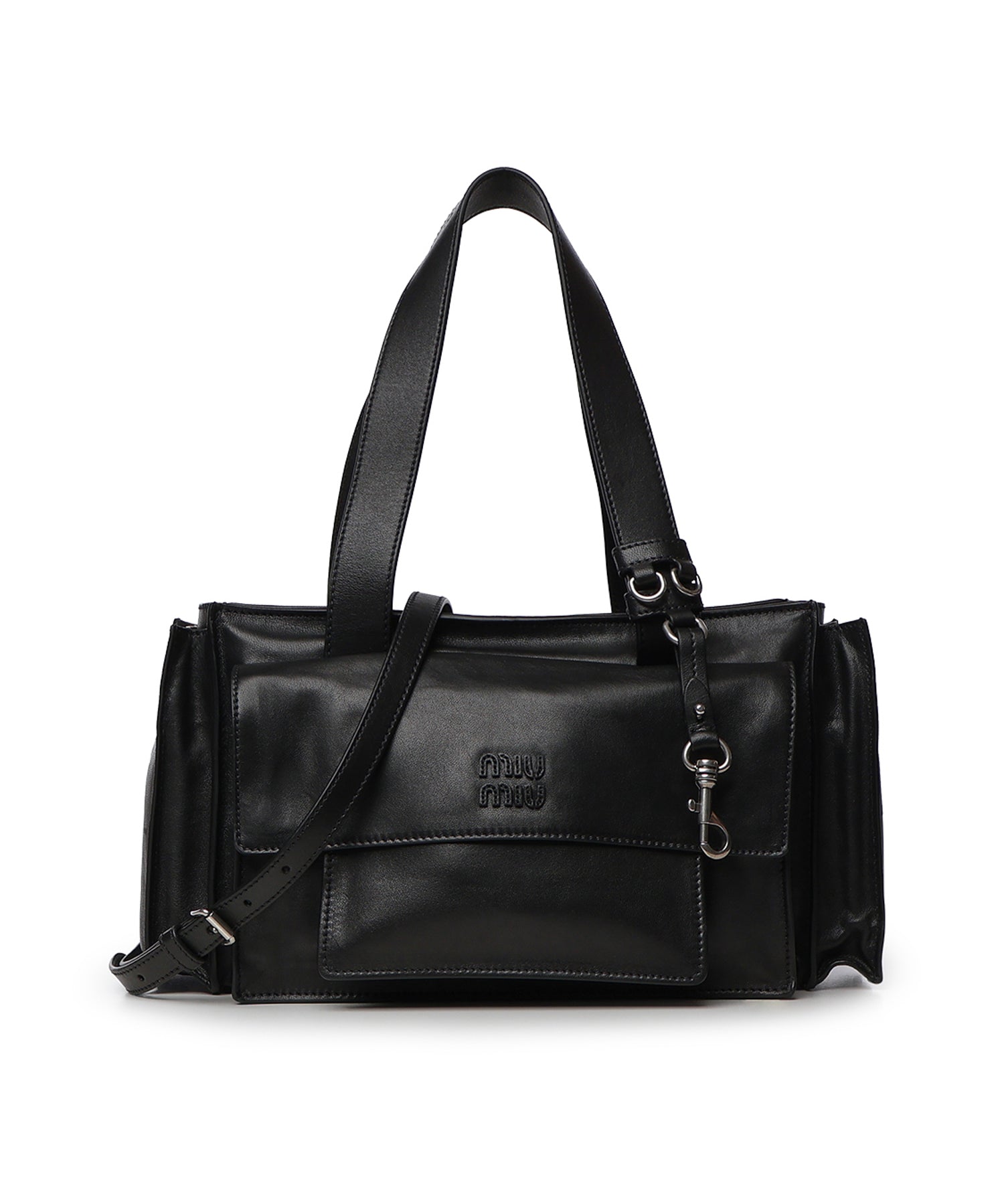 Borsa shopping Utilitaire in nappa 5BG335 2G7QF0002 MIU MIU 