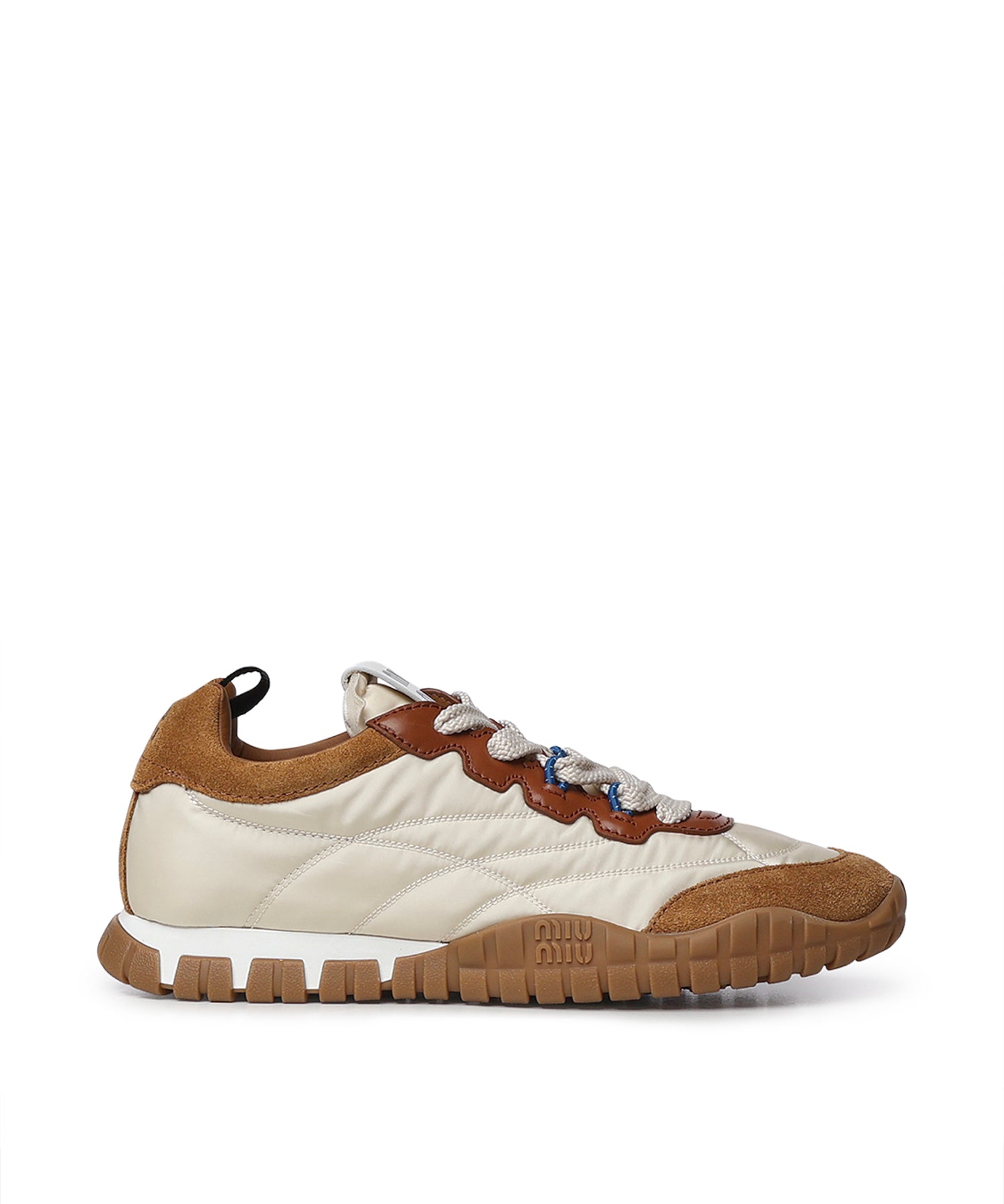 Sneakers Tyre in tessuto tecnico e pelle scamosciata 5E417E LYWF05KS MIU MIU 