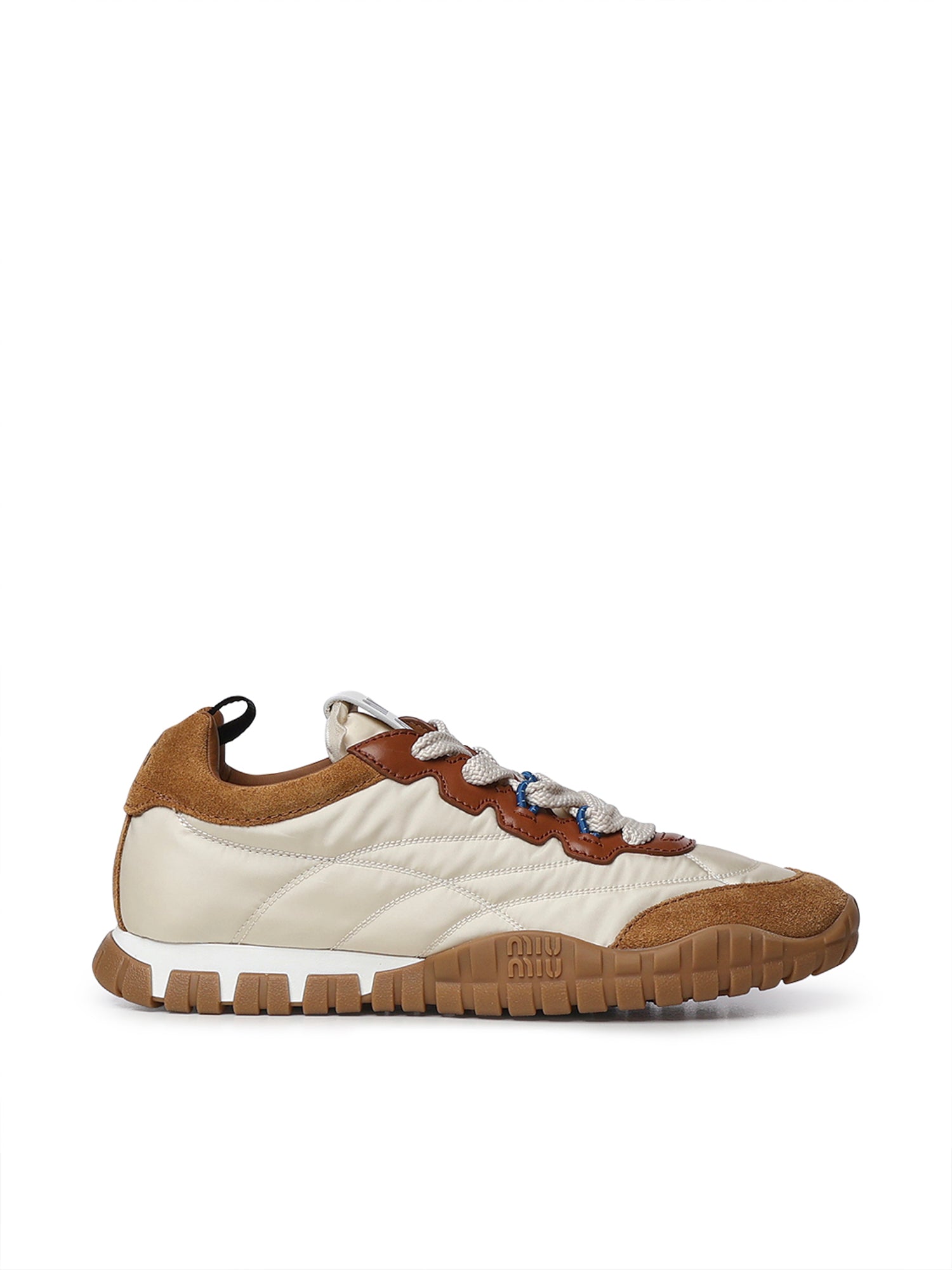 Sneakers Tyre in tessuto tecnico e pelle scamosciata 5E417E LYWF05KS MIU MIU 