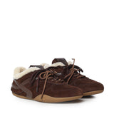 Sneakers Gymnasium in suede e pelle 5E428E Z0GF0003 MIU MIU 