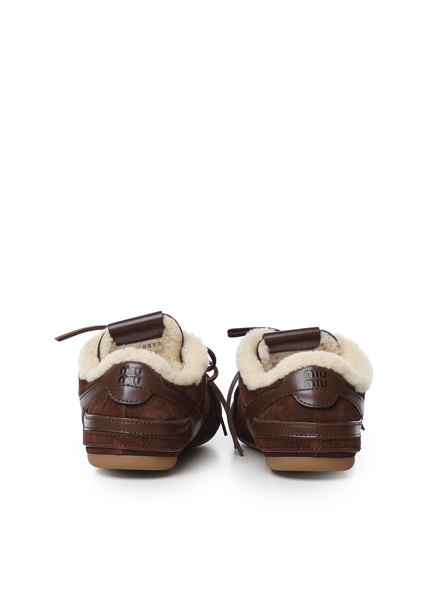 Sneakers Gymnasium in suede e pelle 5E428E Z0GF0003 MIU MIU 