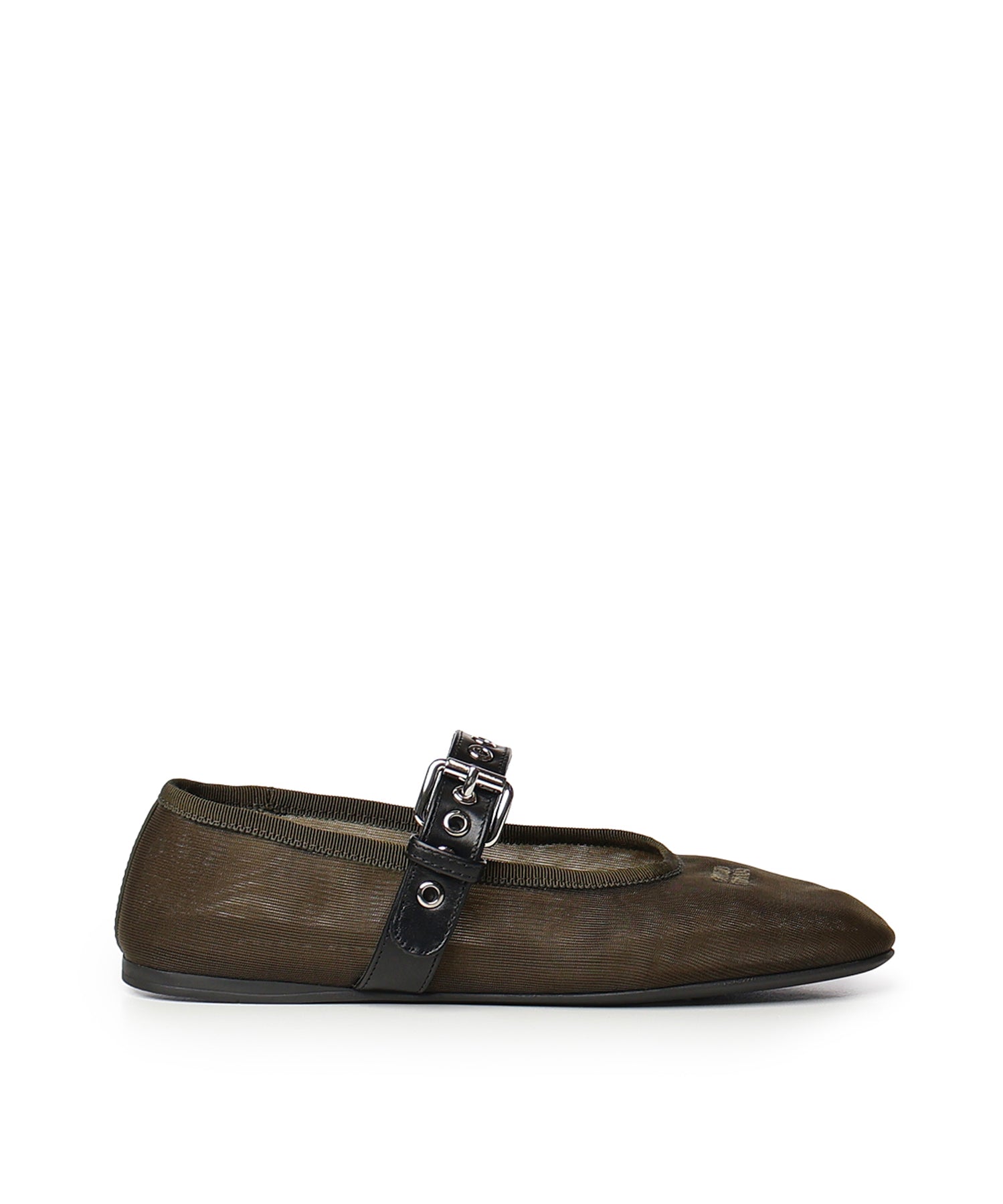 Ballerine in tessuto rete 5F373E 099F0393 MIU MIU 