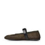 Ballerine in tessuto rete 5F373E 099F0393 MIU MIU 
