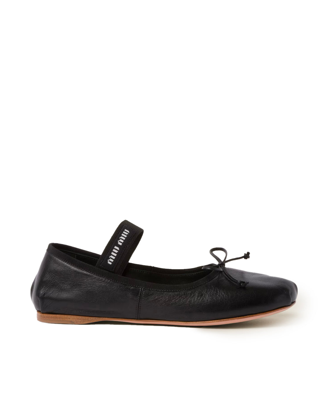 Ballerine in pelle 5F794D XUUF0002 MIU MIU 