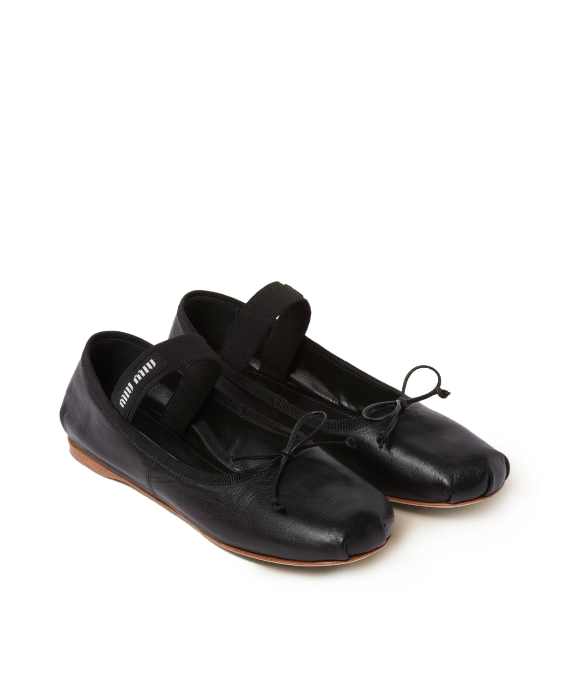 Ballerine in pelle 5F794D XUUF0002 MIU MIU 