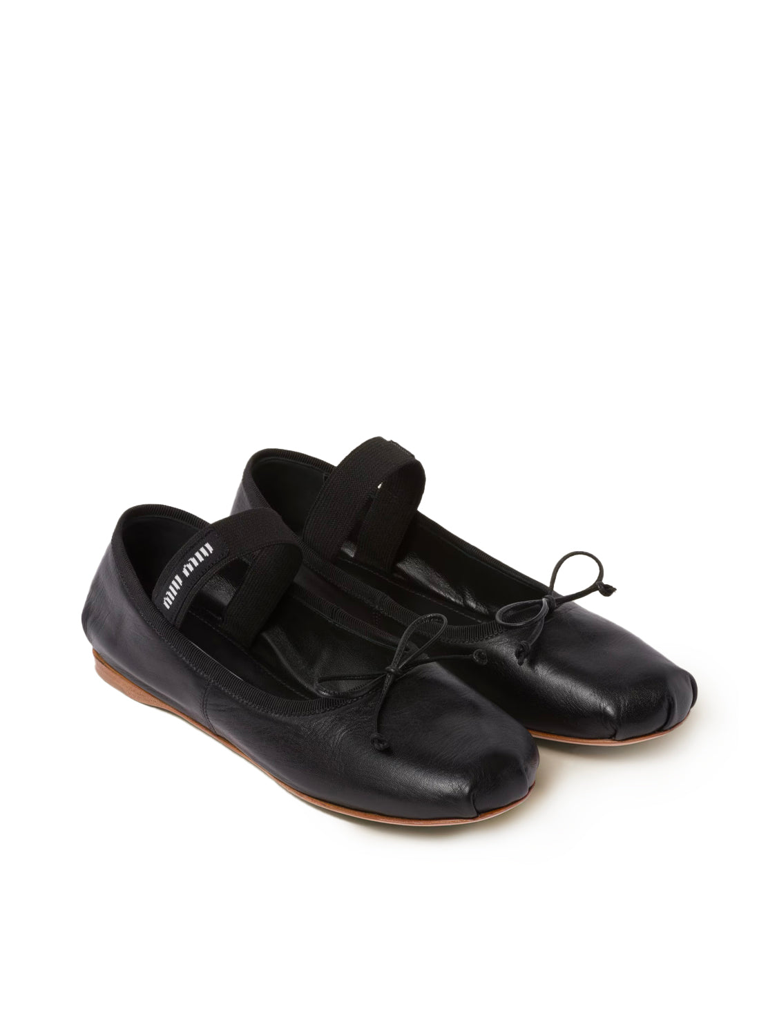 Ballerine in pelle 5F794D XUUF0002 MIU MIU 