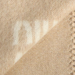 Sciarpa in misto mohair con logo 5FS062 2CQDF0018 MIU MIU 