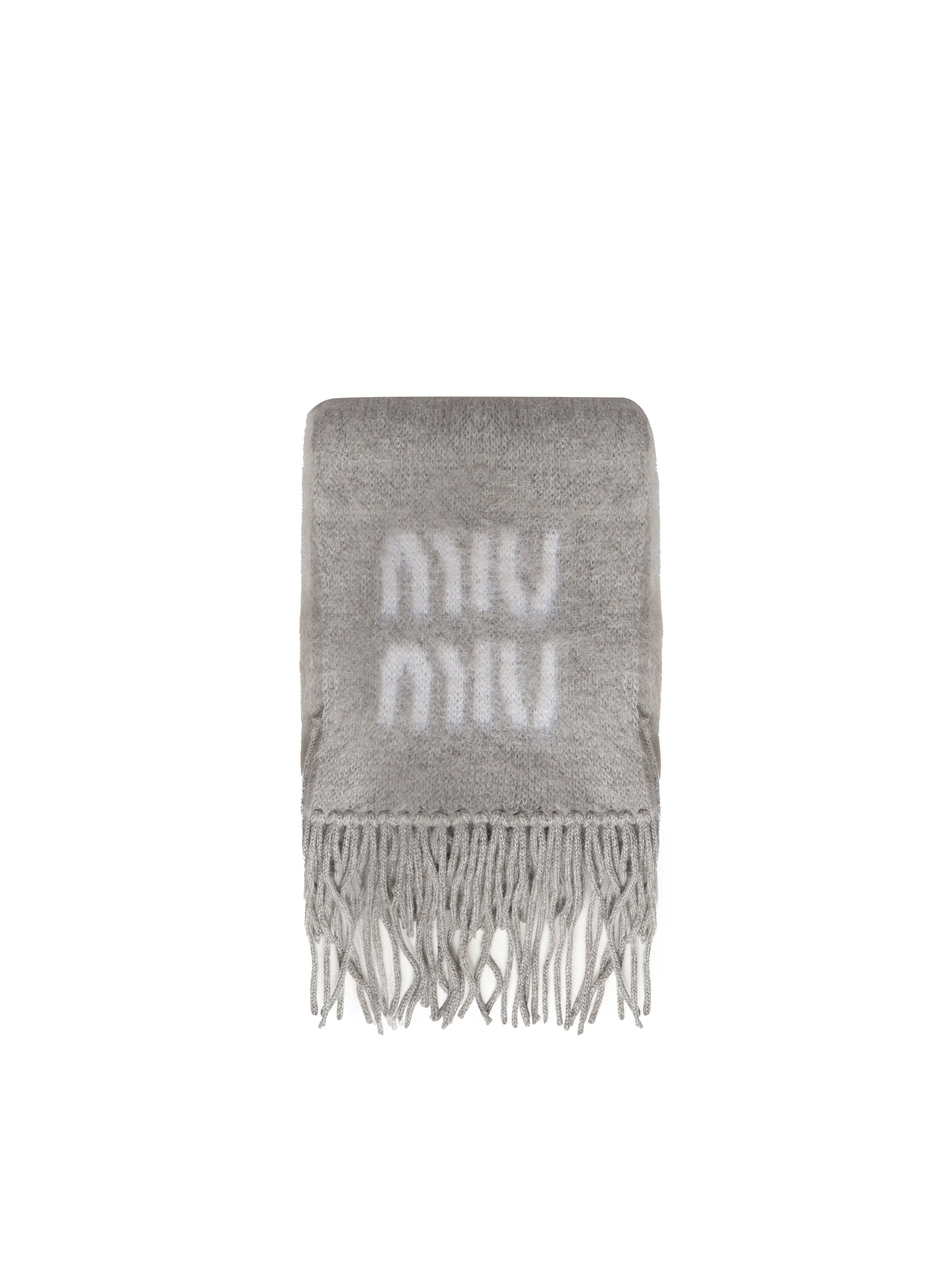 Sciarpa in lana e mohair 5FS062 2CQDF0031 MIU MIU 