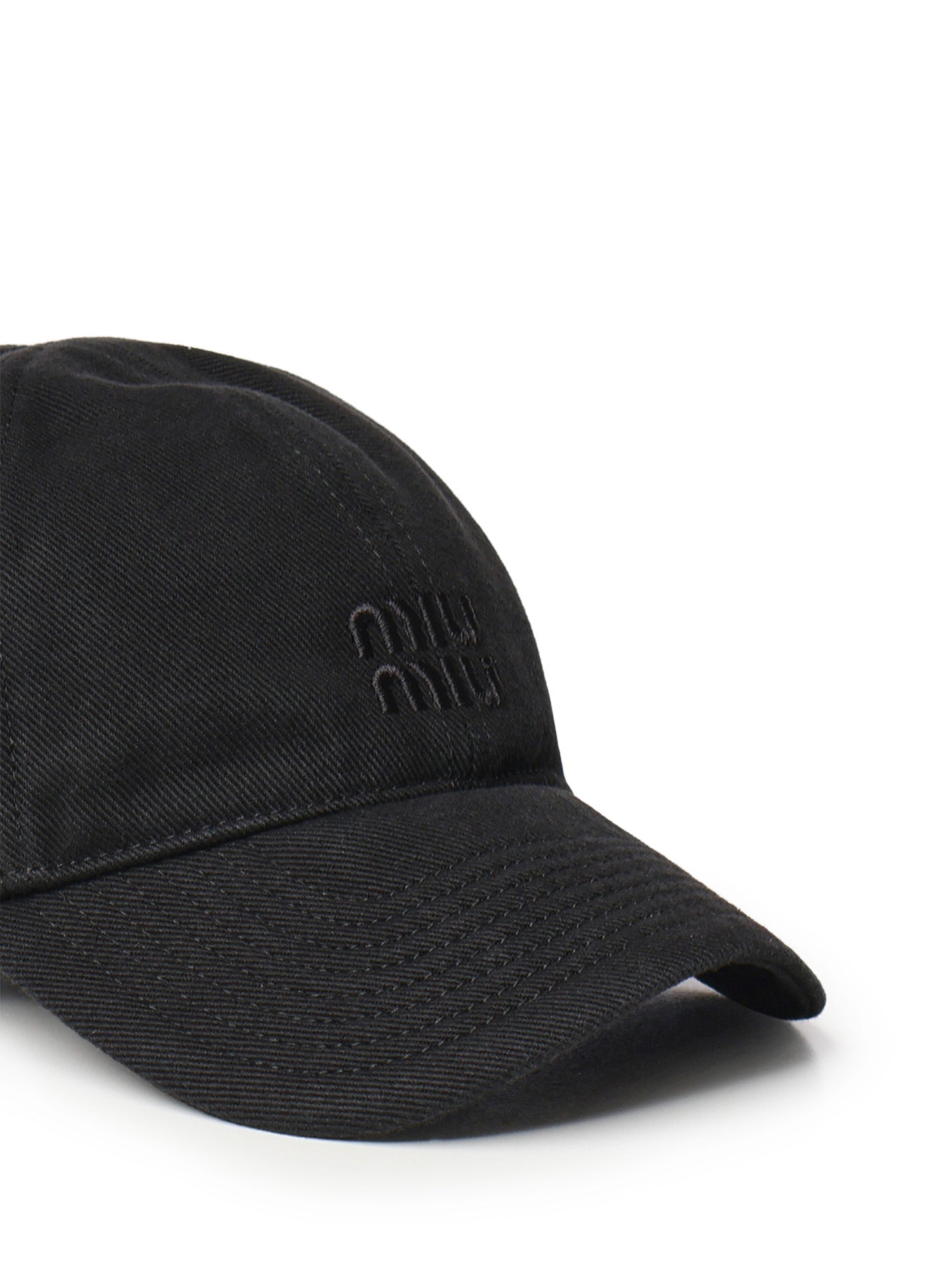 Cappello da baseball in drill 5HC370 2CR2F0002 MIU MIU 