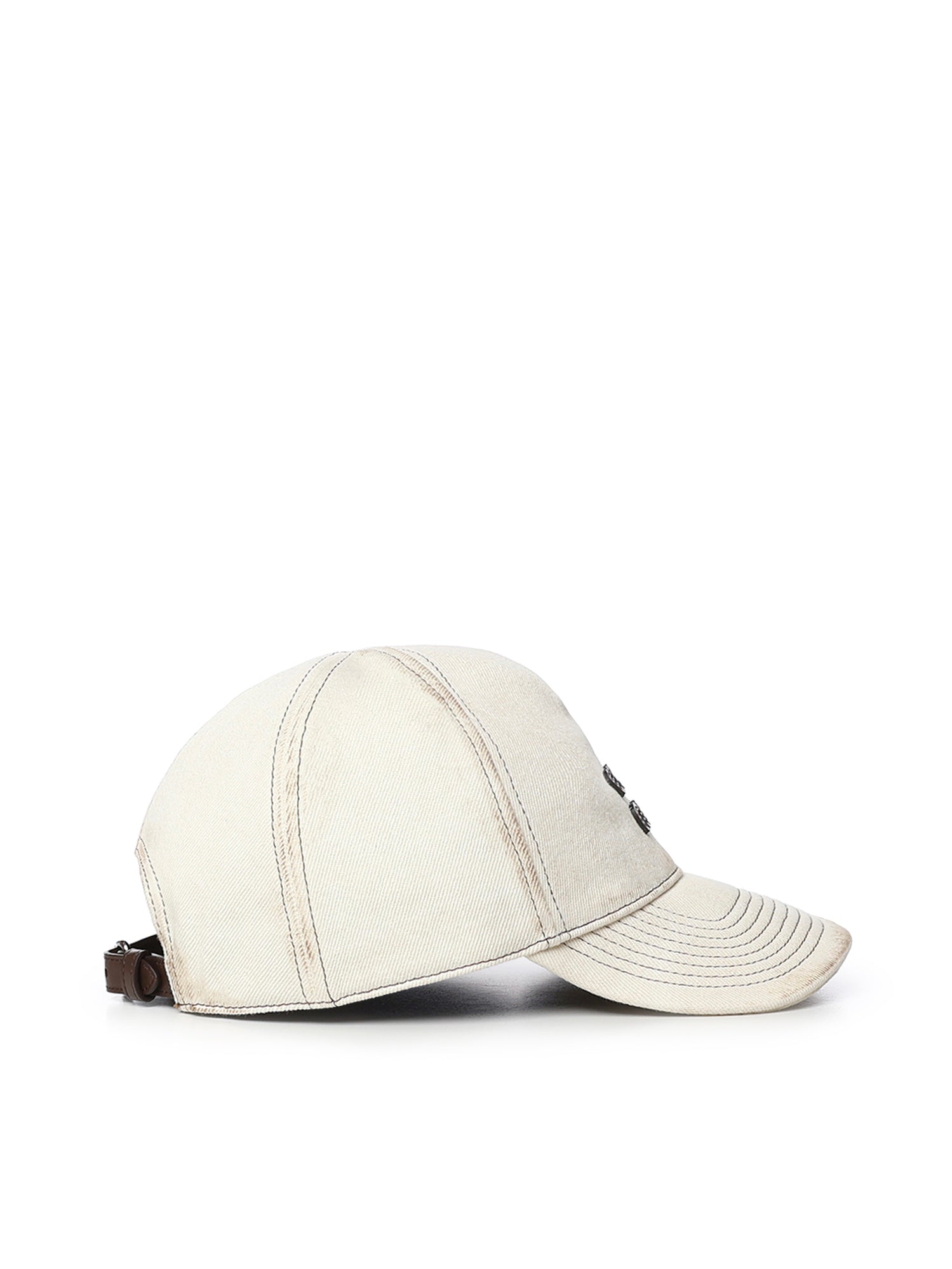 Cappello da baseball con logo 5HC37M 2G84F0009 MIU MIU 