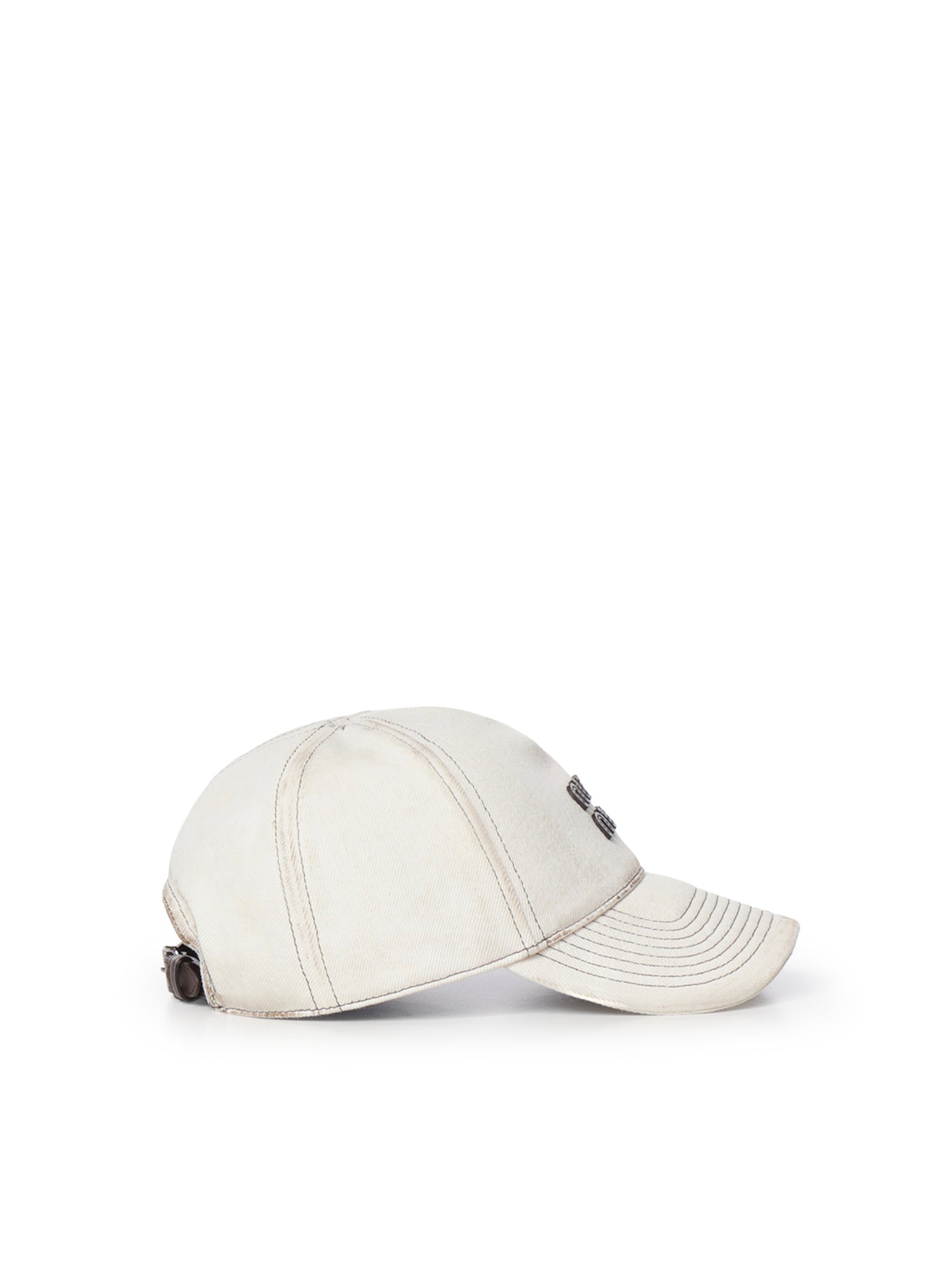 Cappello da baseball con logo 5HC37M 2G84F0009 MIU MIU 