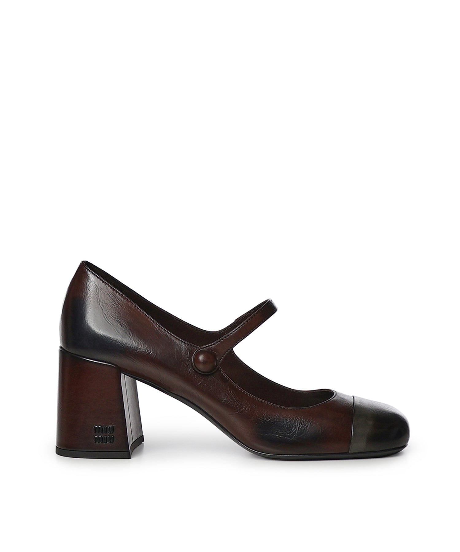Pumps Mary Jane in pelle 5I781E 3ZQIF0AL3 MIU MIU 