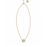 Collana in metallo con logo 5IC096 2F6TF0009 MIU MIU 