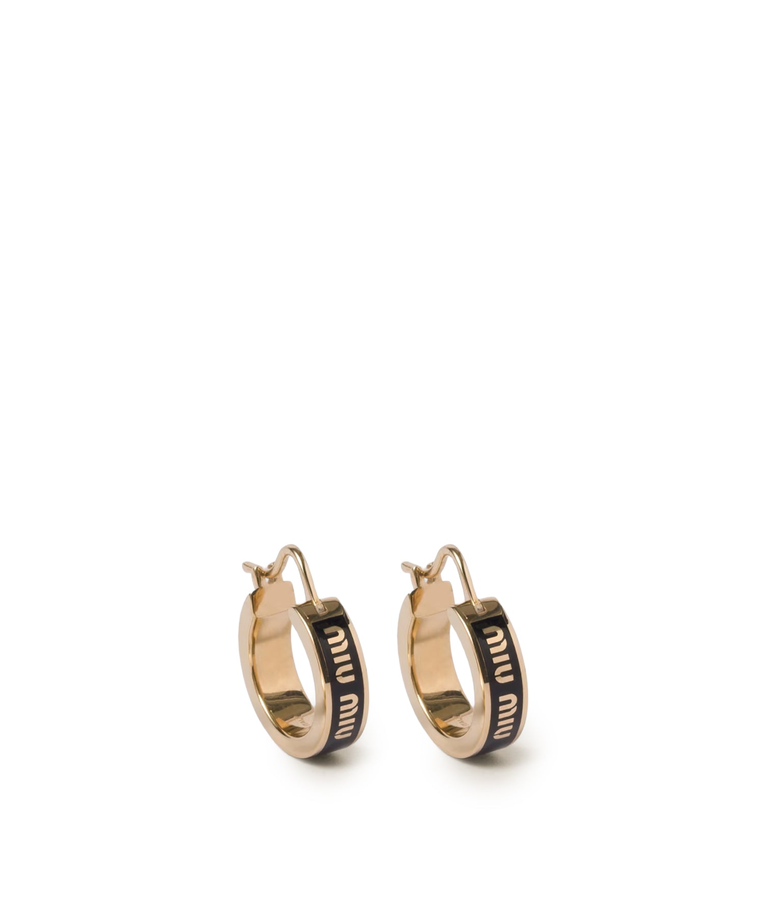 Orecchini in metallo smaltato 5IO103 2F6TF0002 MIU MIU 