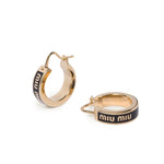 Orecchini in metallo smaltato 5IO103 2F6TF0002 MIU MIU 
