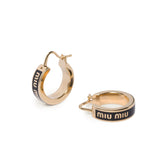 Orecchini in metallo smaltato 5IO103 2F6TF0002 MIU MIU 