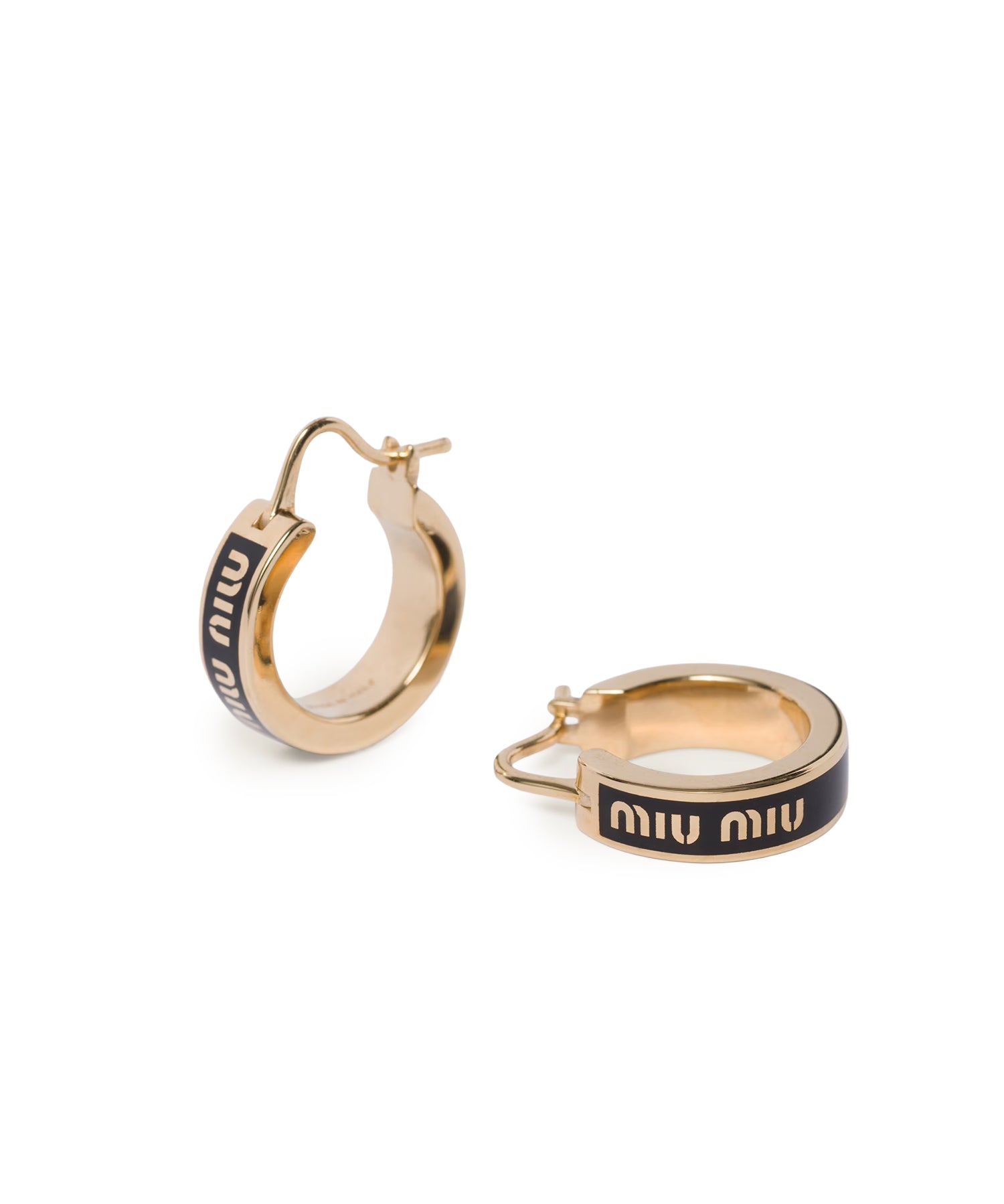 Orecchini in metallo smaltato 5IO103 2F6TF0002 MIU MIU 