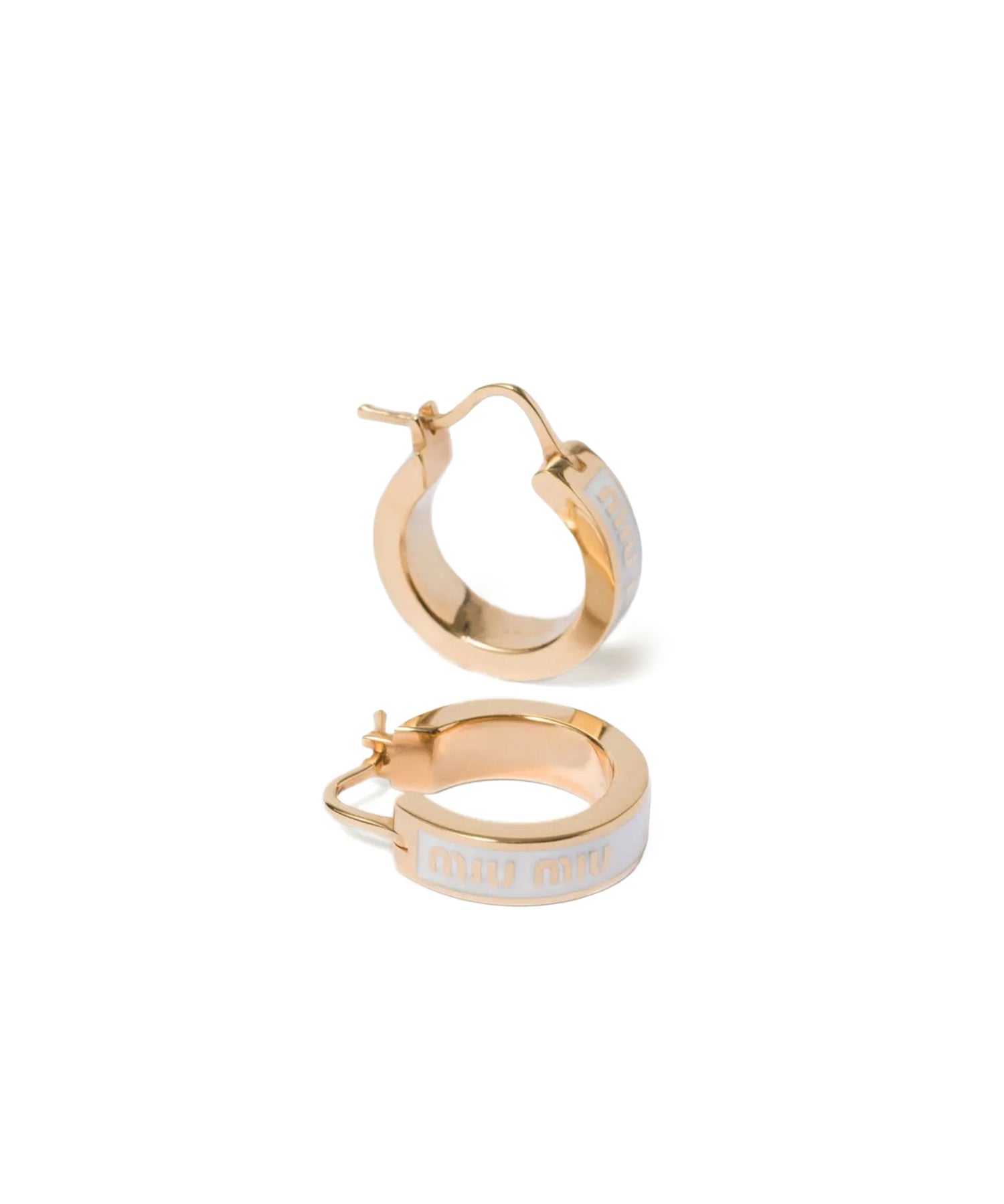 Orecchini in metallo smaltato<BR/> 5IO103 2F6TF0009 MIU MIU 