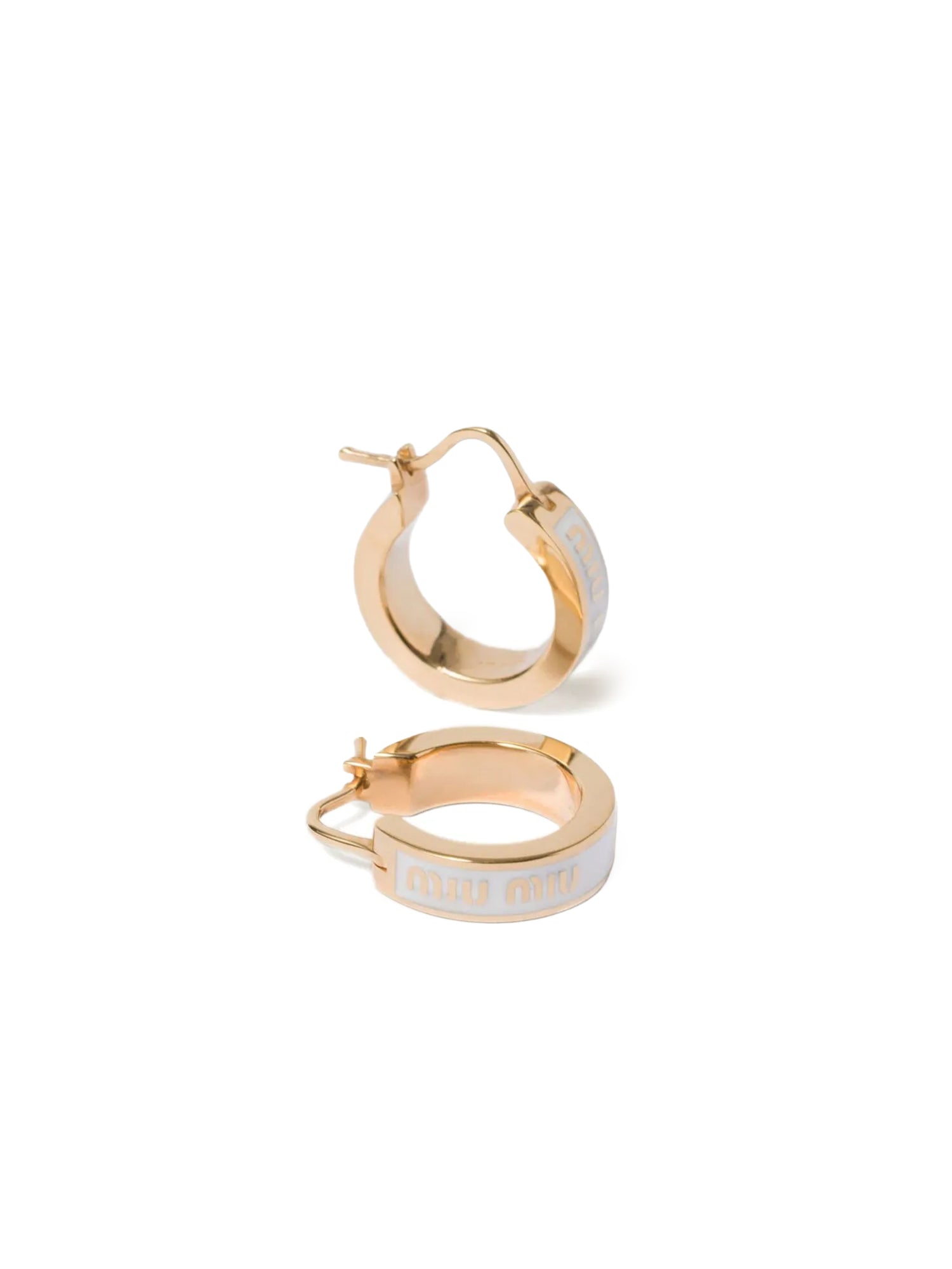 Orecchini in metallo smaltato<BR/> 5IO103 2F6TF0009 MIU MIU 