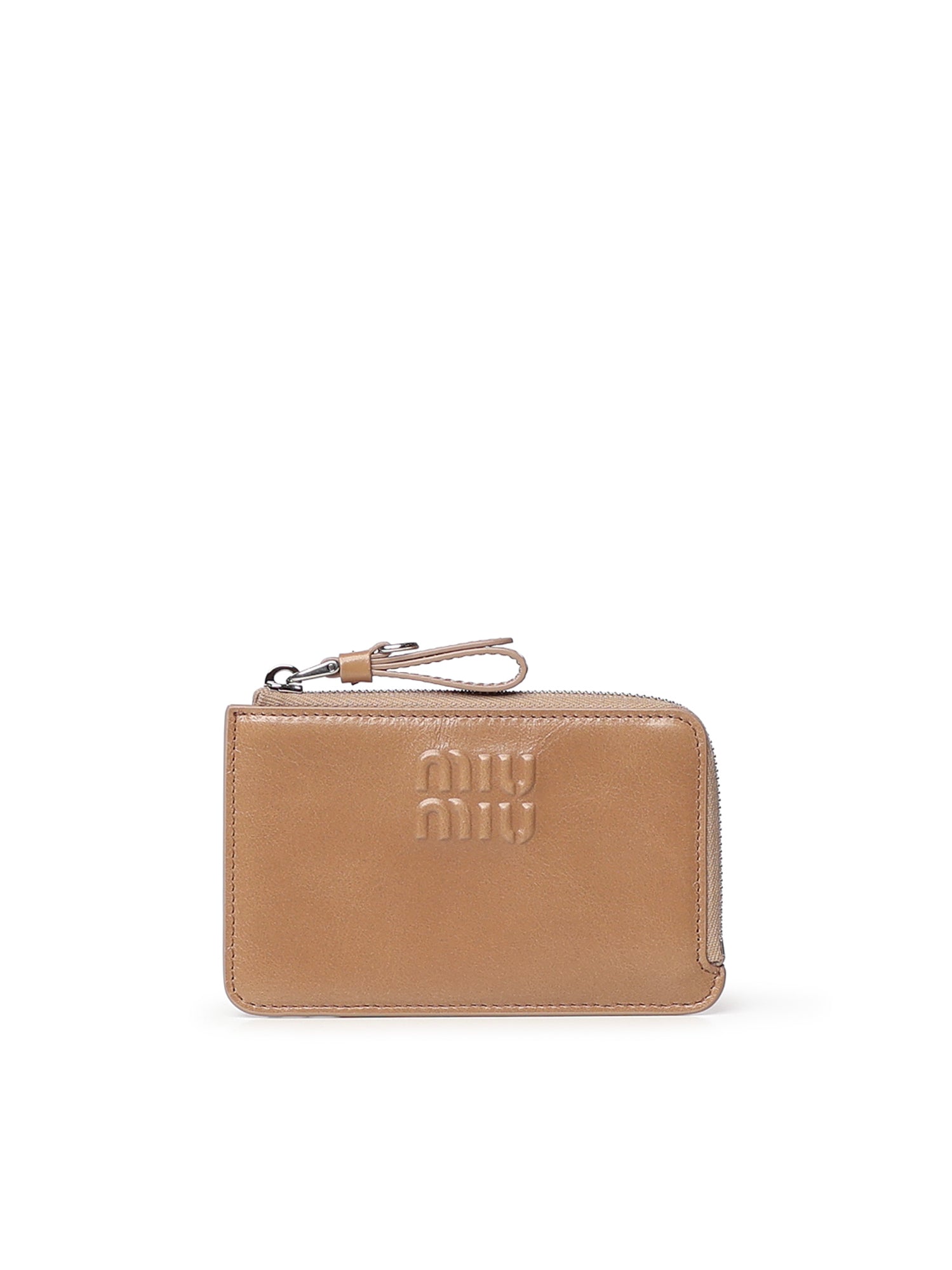 Portacarte a busta in nappa 5MB066 2A44F0770 MIU MIU 