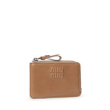 Portacarte a busta in nappa 5MB066 2A44F0770 MIU MIU 