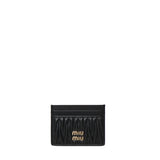 Portacarte in nappa matelassé 5MC076 AFPPF0002 MIU MIU 