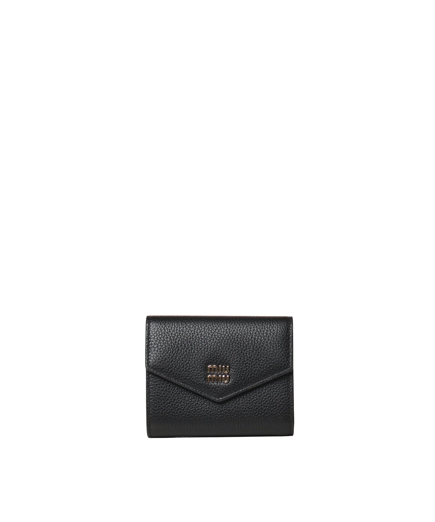 Portafoglio piccolo in pelle con logo 5MH040 ADT7F0002 MIU MIU 