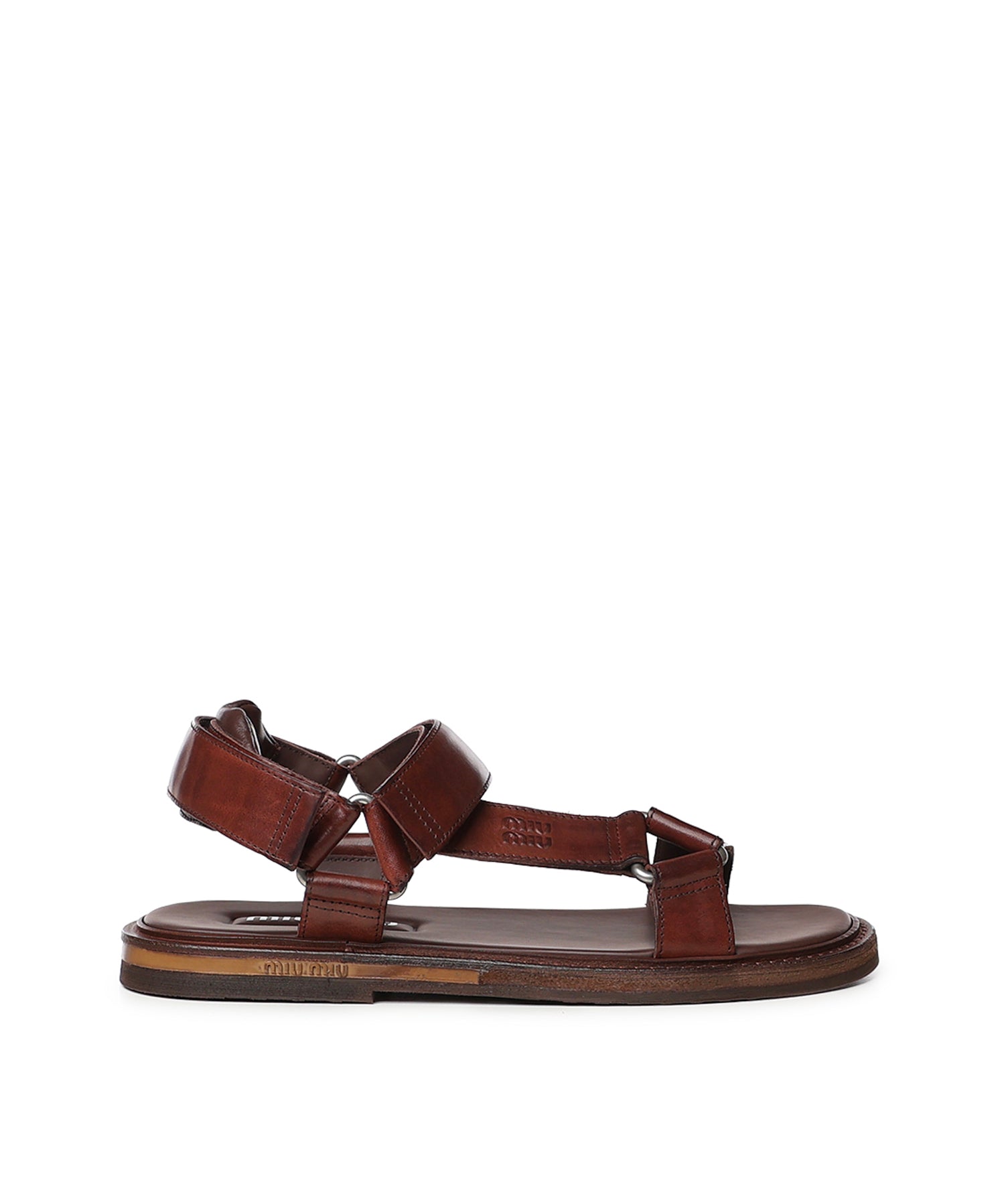 Sandali in pelle 5X724E V69F0201 MIU MIU 