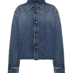 Camicia in denim GWC132 192UF0008 MIU MIU 