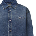 Camicia in denim GWC132 192UF0008 MIU MIU 