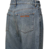 Jeans in denim washed GWP500 1NLCF0008 MIU MIU 