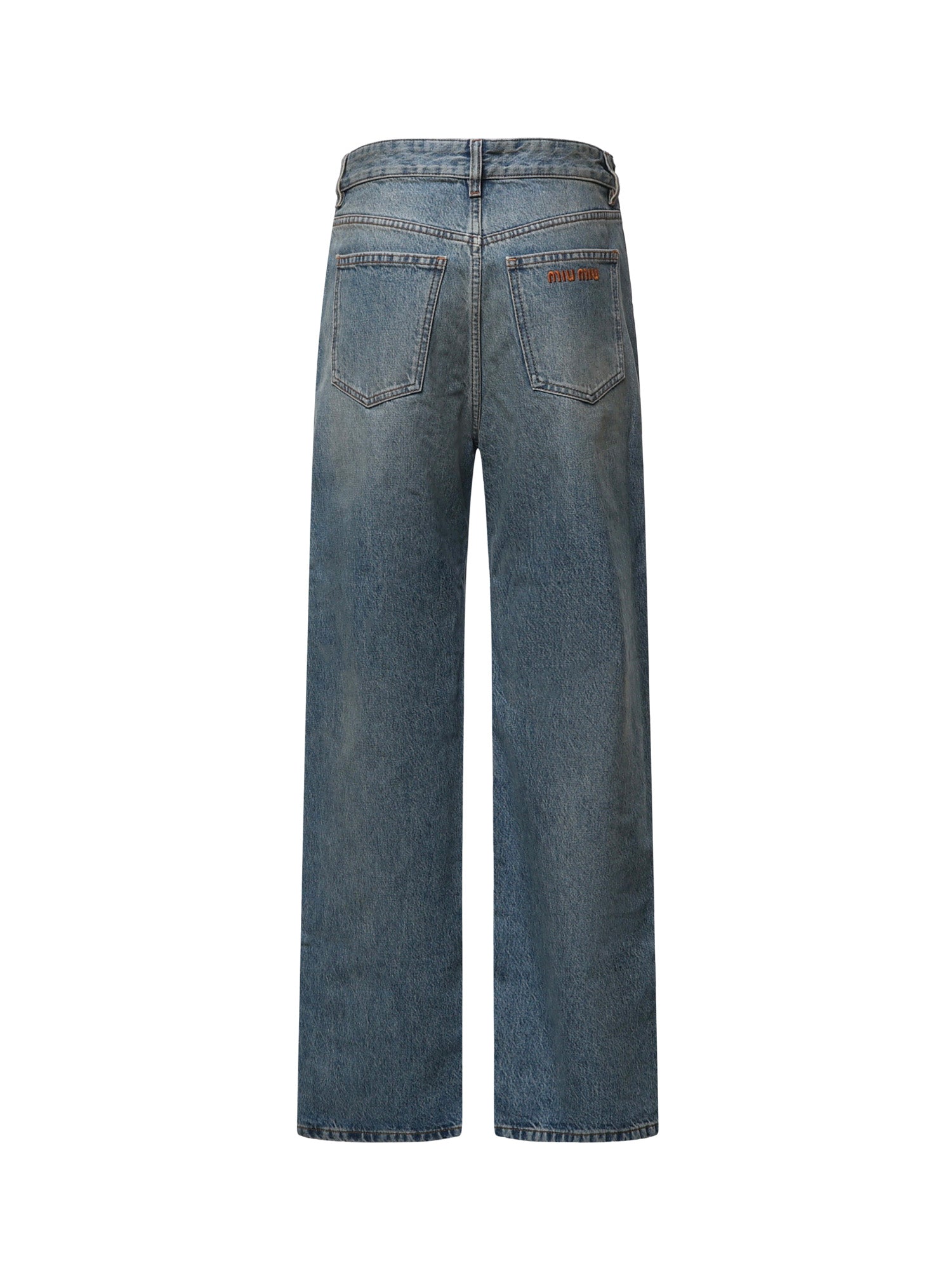 Jeans in denim washed GWP500 1NLCF0008 MIU MIU 
