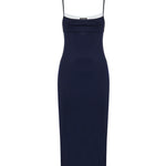 Abito midi in jersey stretch MF6436 122RF0008 MIU MIU 