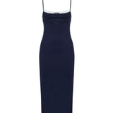 Abito midi in jersey stretch MF6436 122RF0008 MIU MIU 