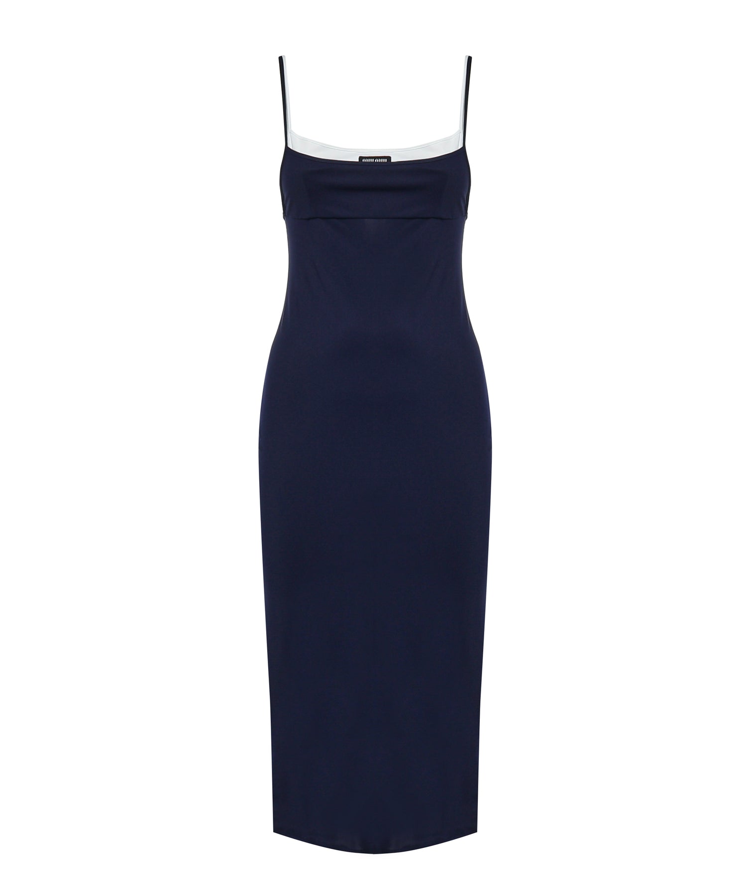 Abito midi in jersey stretch MF6436 122RF0008 MIU MIU 