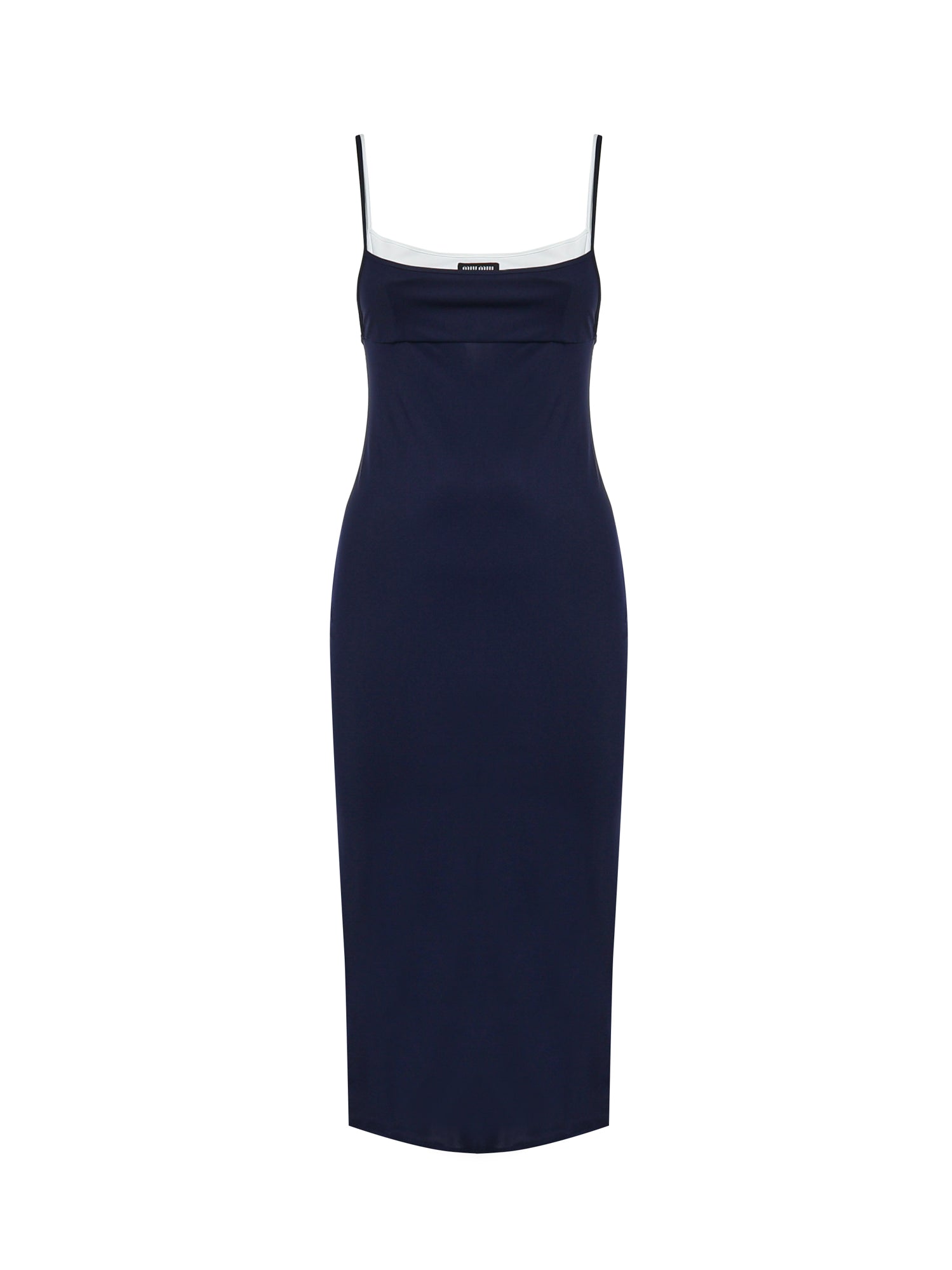 Abito midi in jersey stretch MF6436 122RF0008 MIU MIU 