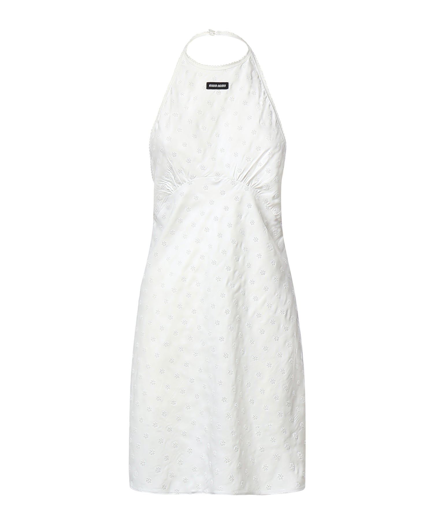 Abito in cady sangallo MF6541 6446F0009 MIU MIU 