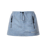 Minigonna in pile vichy MG2518 6375F0UB3 MIU MIU 